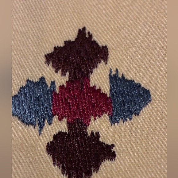 WESTERN WEAR WRANGLER Beige and Multicolor Patterned Button-Up Shirt - Picture 11 of 13